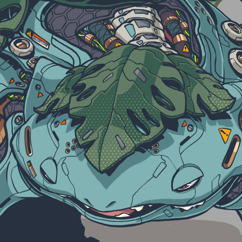 Mechasoul Venusaur Print