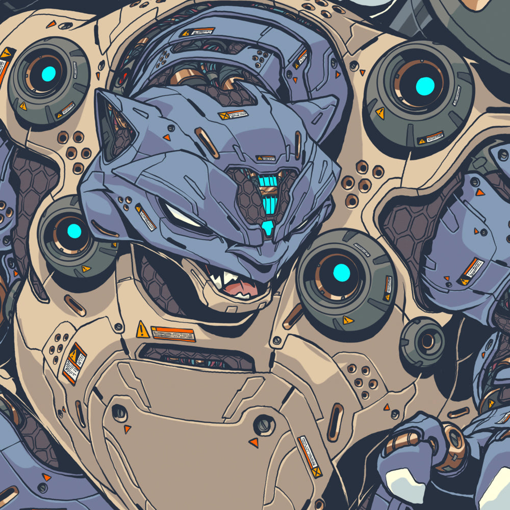 Mechasoul Blastoise Print