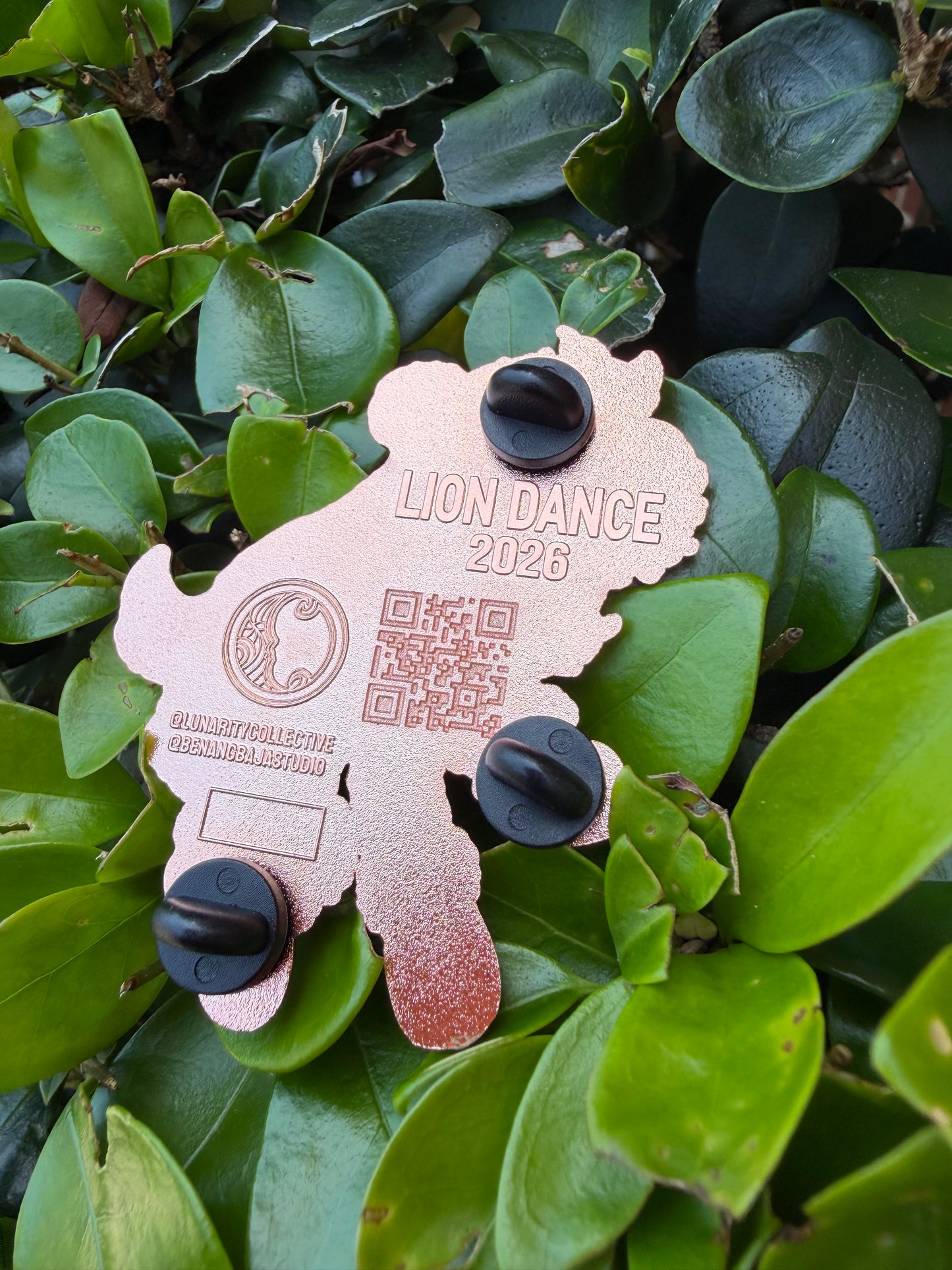 Lion Dance Raw Pin