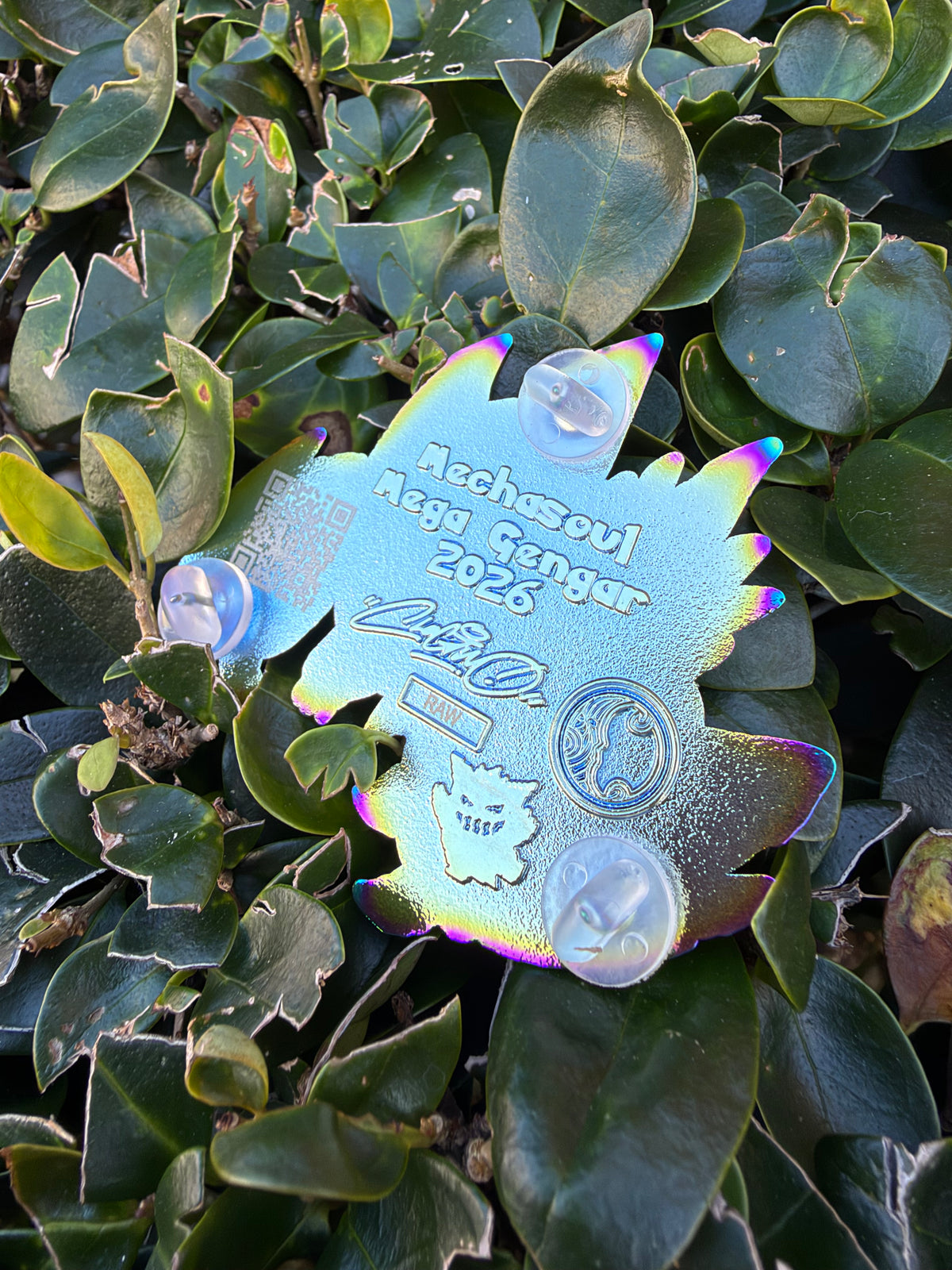 Mechasoul Mega Gengar Raw Pin