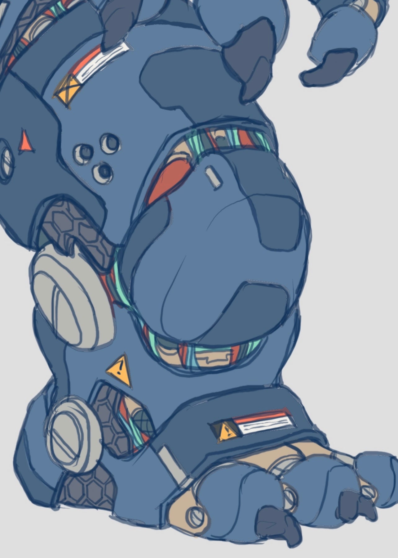 Mechasoul Stitch Print