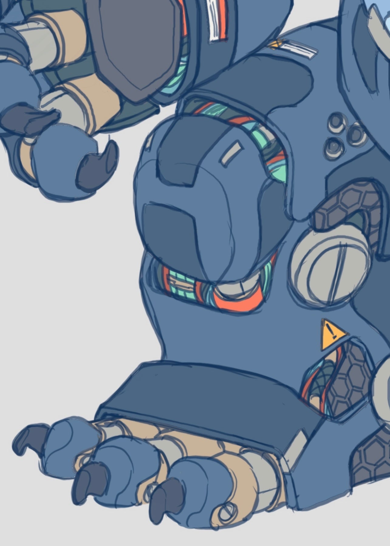 Mechasoul Stitch Print