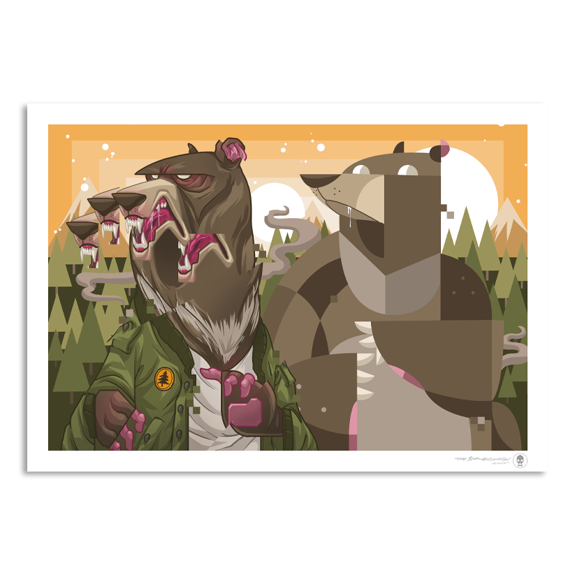 Cosmic Bears Print