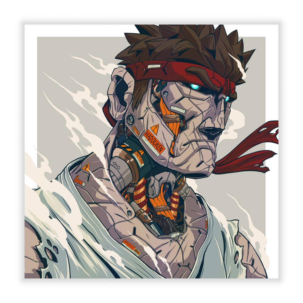 Mechasoul Ryu Print