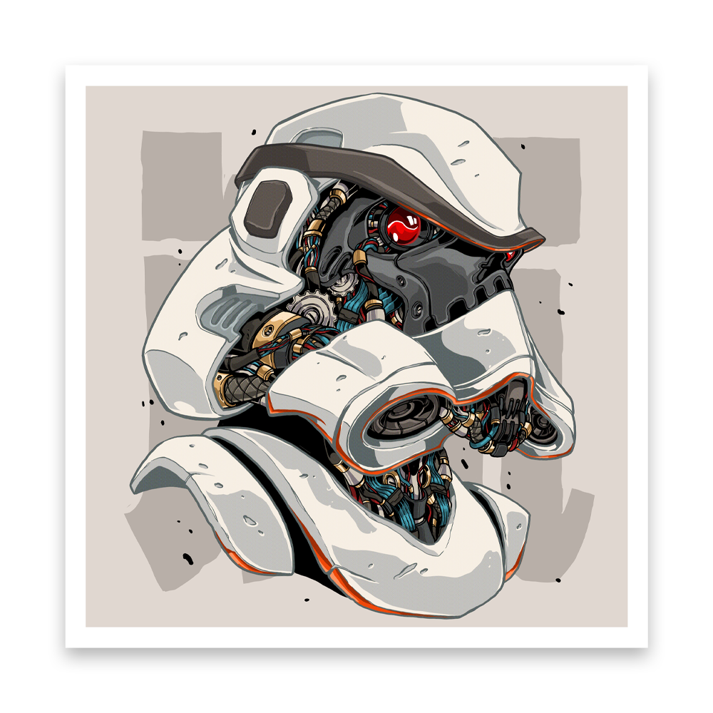 Mechasoul Trooper Print