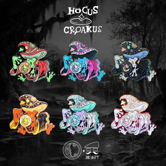 INKSHIFT x "HOCUS CROAKUS" PINS