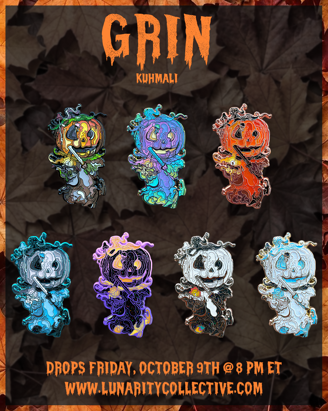 KUHMALI x "GRIN" PINS