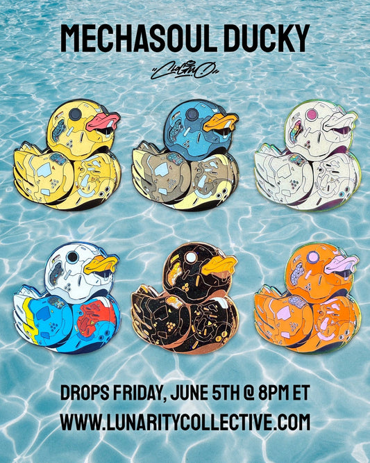 CLOGTWO x "MECHASOUL DUCKY" PINS