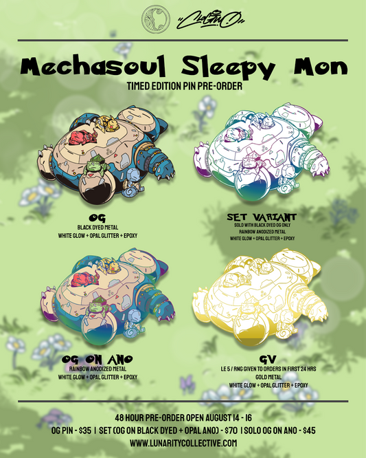 CLOGTWO x "MECHASOUL SLEEPY MON" PIN PRE-ORDER
