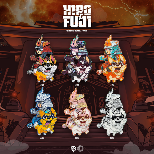 WETWORKS - "HIRO & FUJI" PINS
