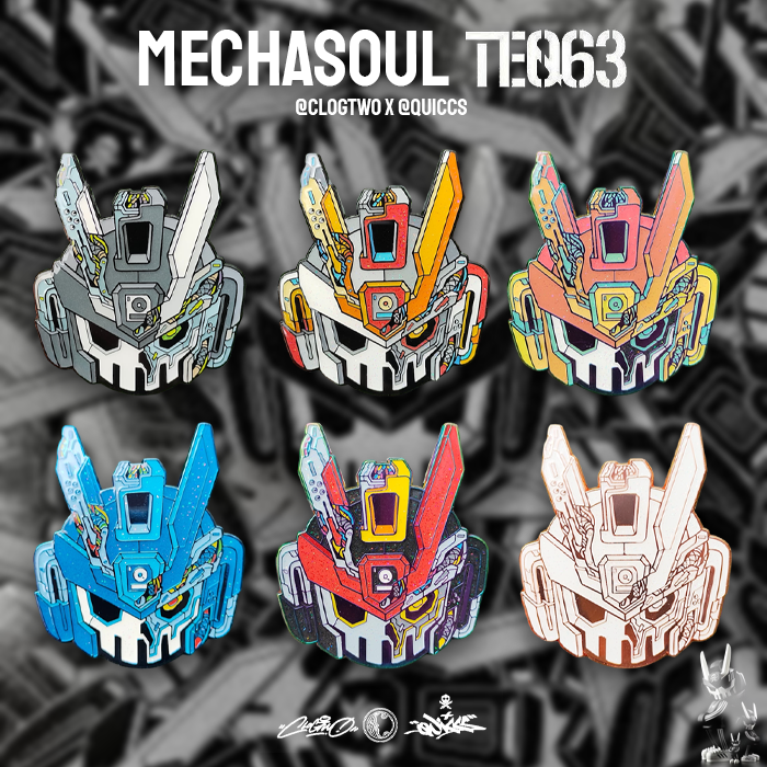 CLOGTWO x QUICCS - "MECHASOUL TEQ63" PINS