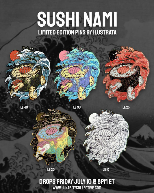 ILUSTRATA x "SUSHI NAMI" PINS