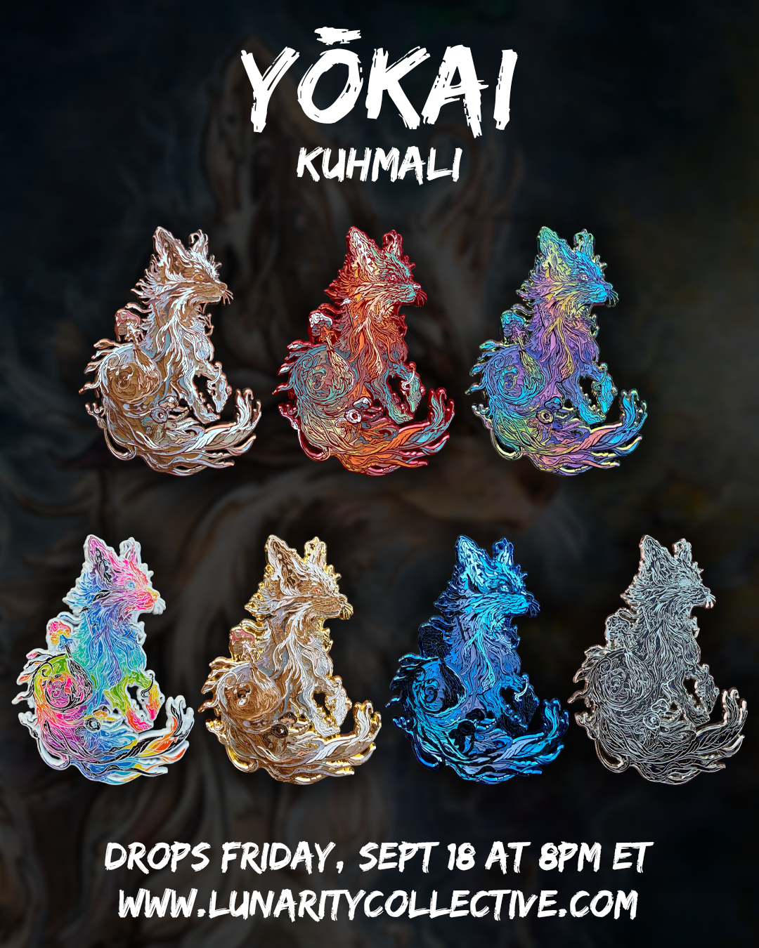 KUHMALI x "YŌKAI" PINS