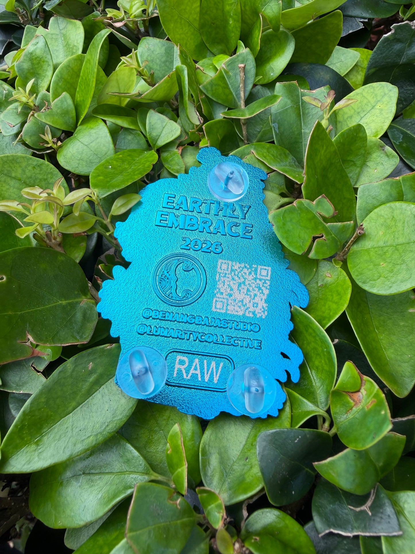 Earthly Embrace Raw Pin