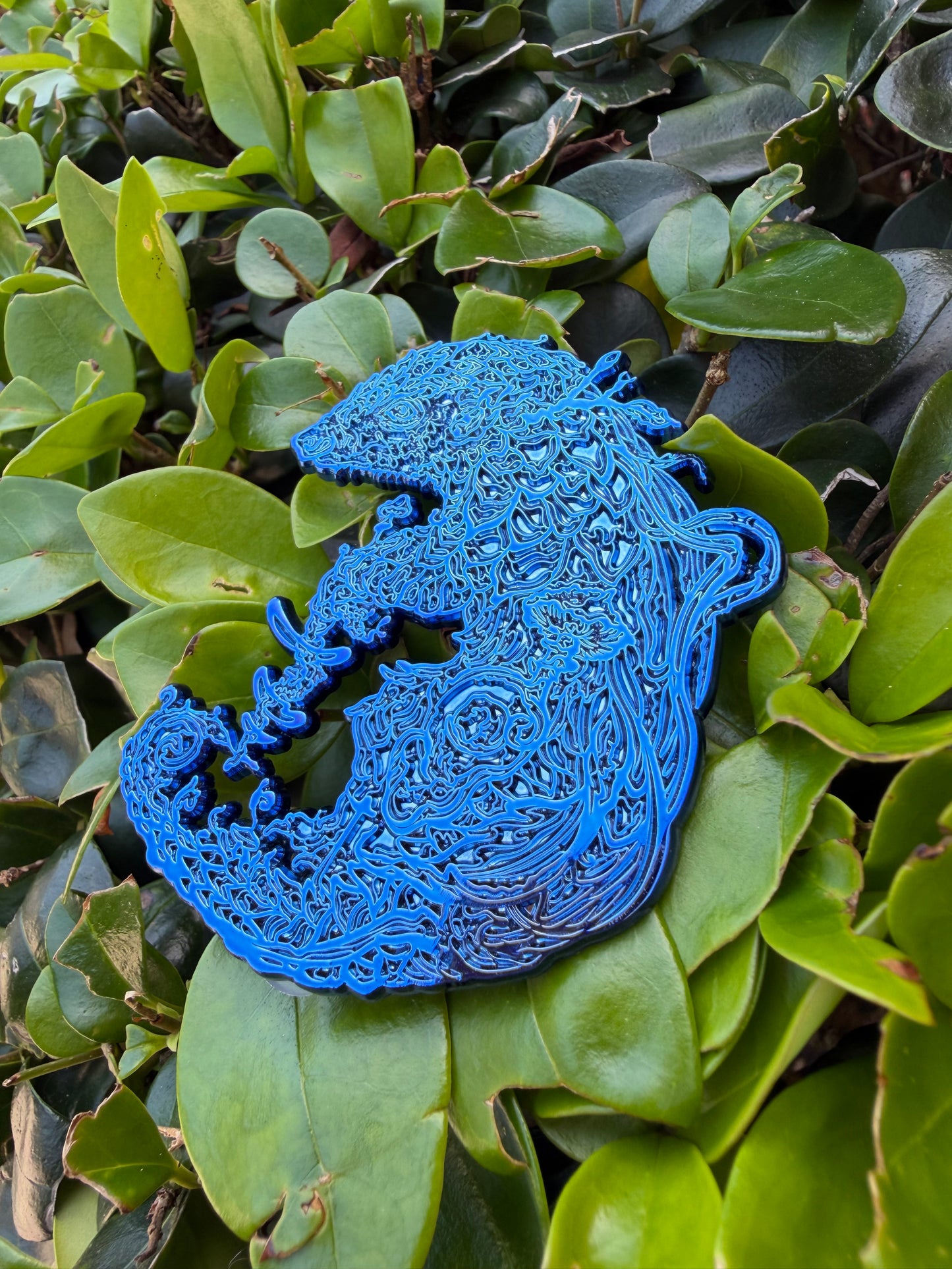 Luna The Pangolin Raw Pin
