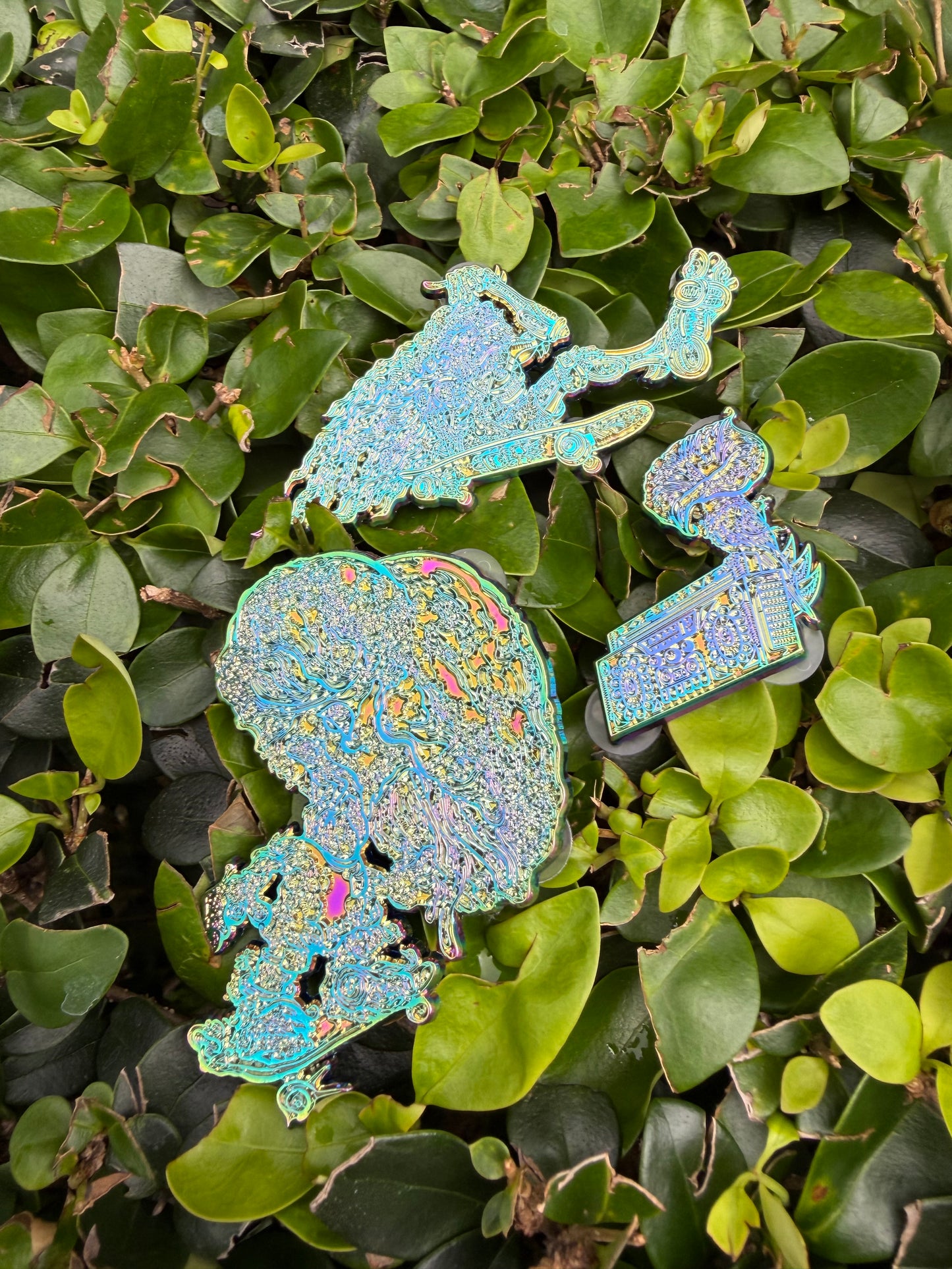 Sergeant Ecko & The Shredding Sorcerer Raw Pins