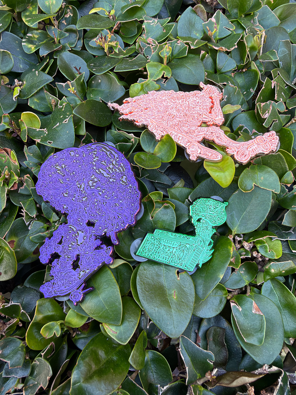 Sergeant Ecko & The Shredding Sorcerer Raw Pins
