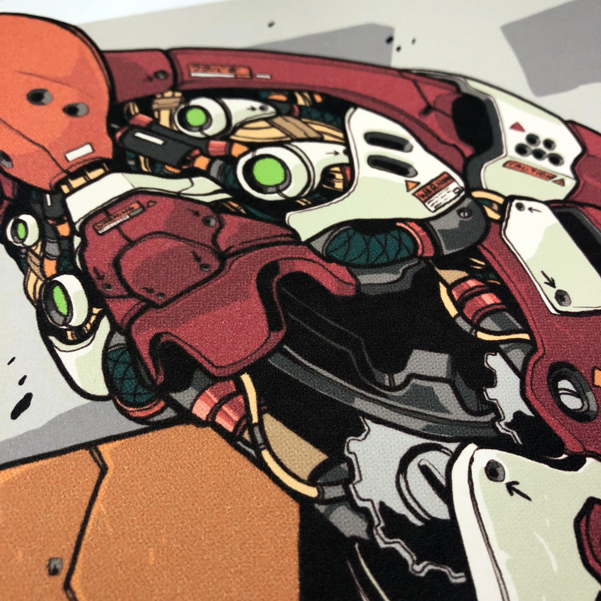 CLOGTWO Mechasoul Eva Unit 00 collectible art print featuring premium mecha illustration inspired by classic anime design