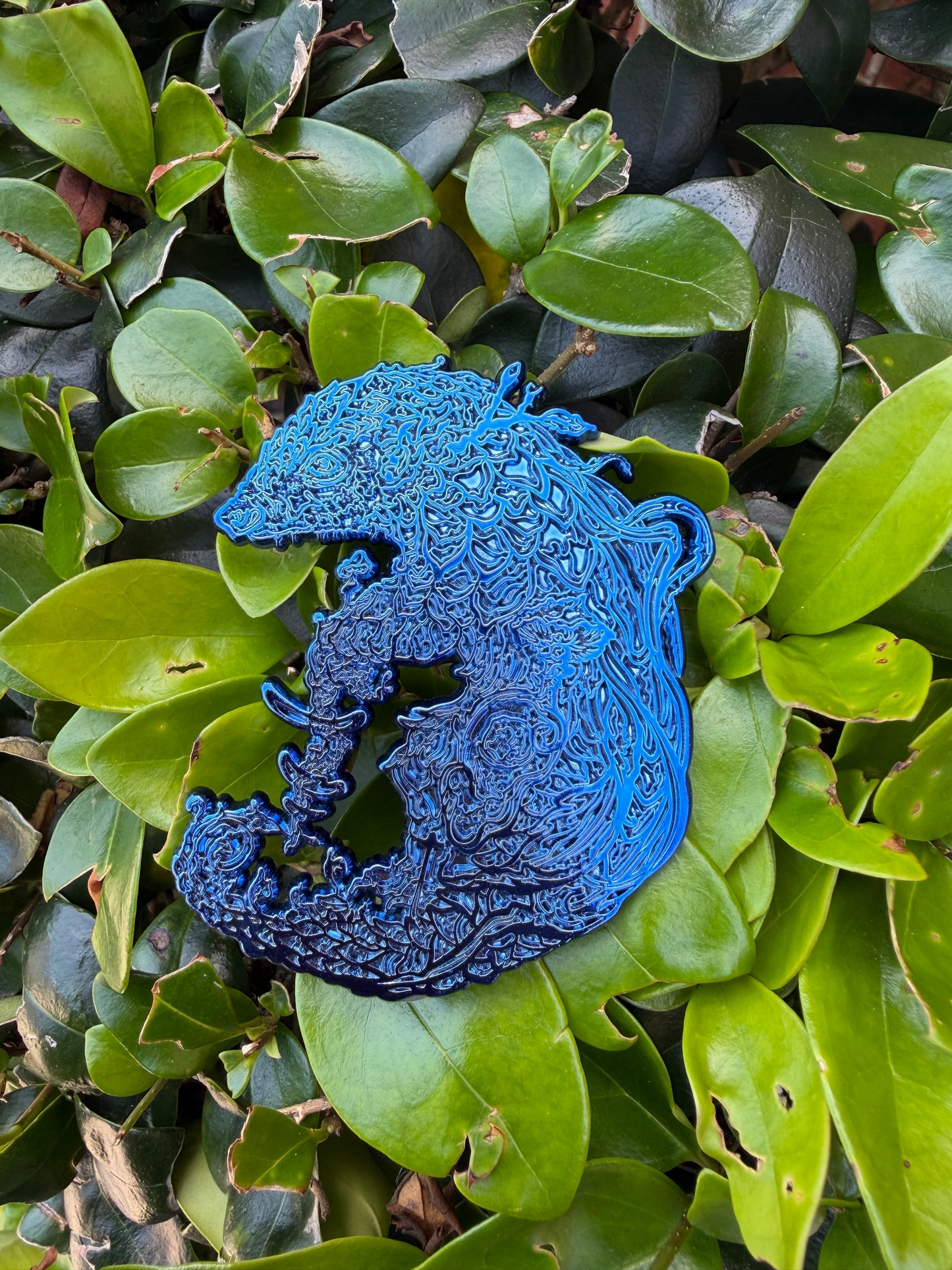 Luna The Pangolin Raw Pin