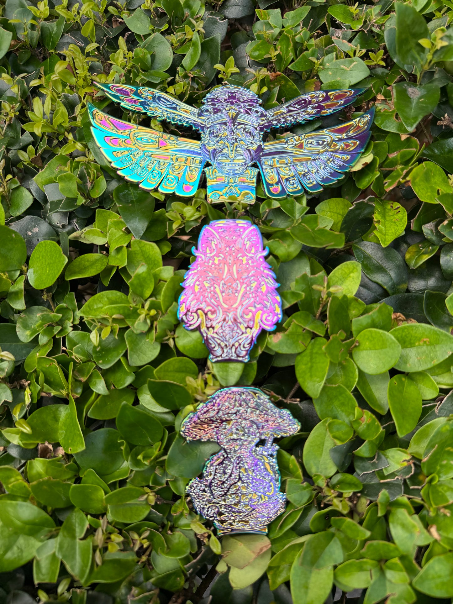 Elements of Nature Totem Raw Pins
