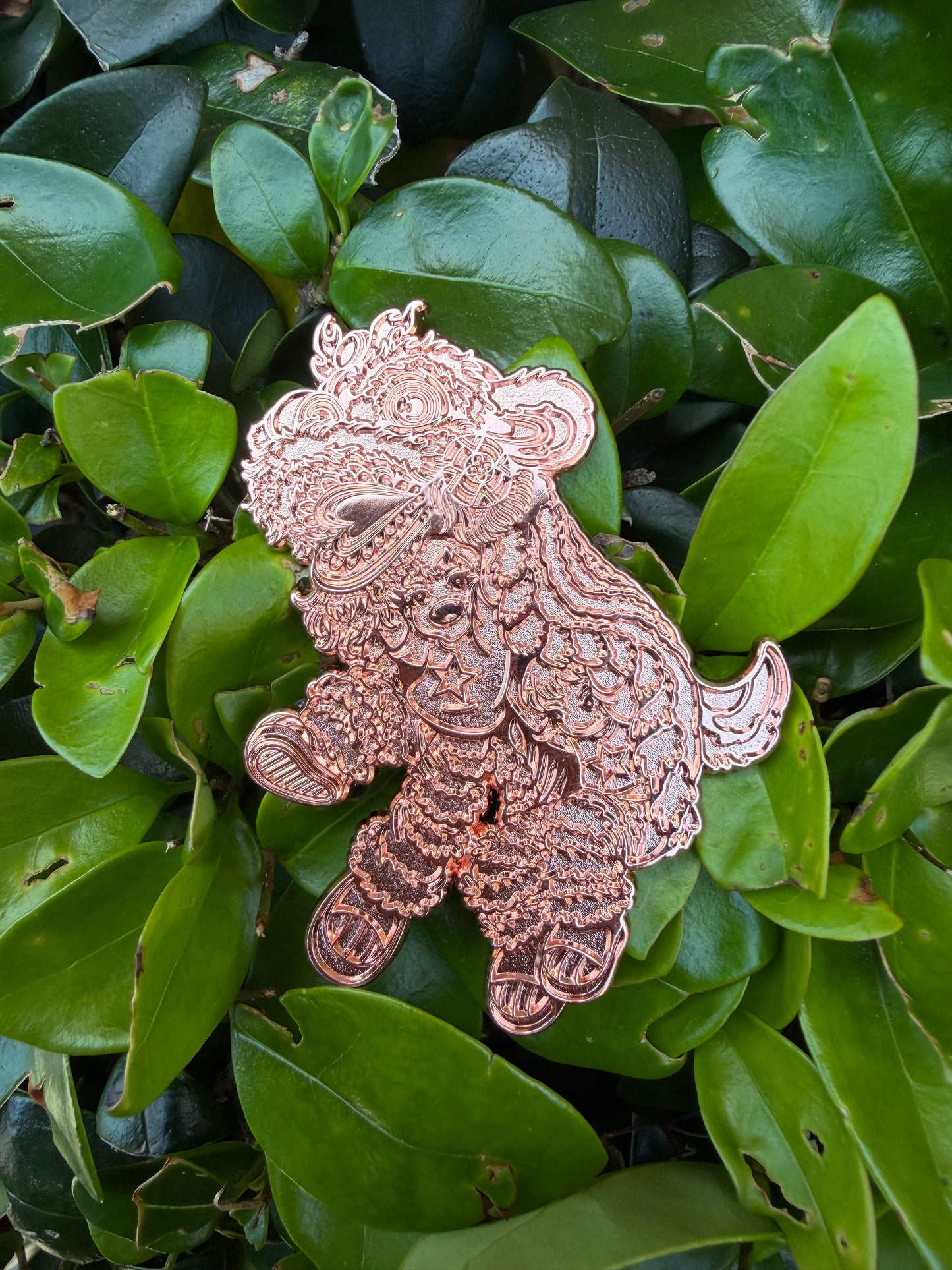 Lion Dance Raw Pin