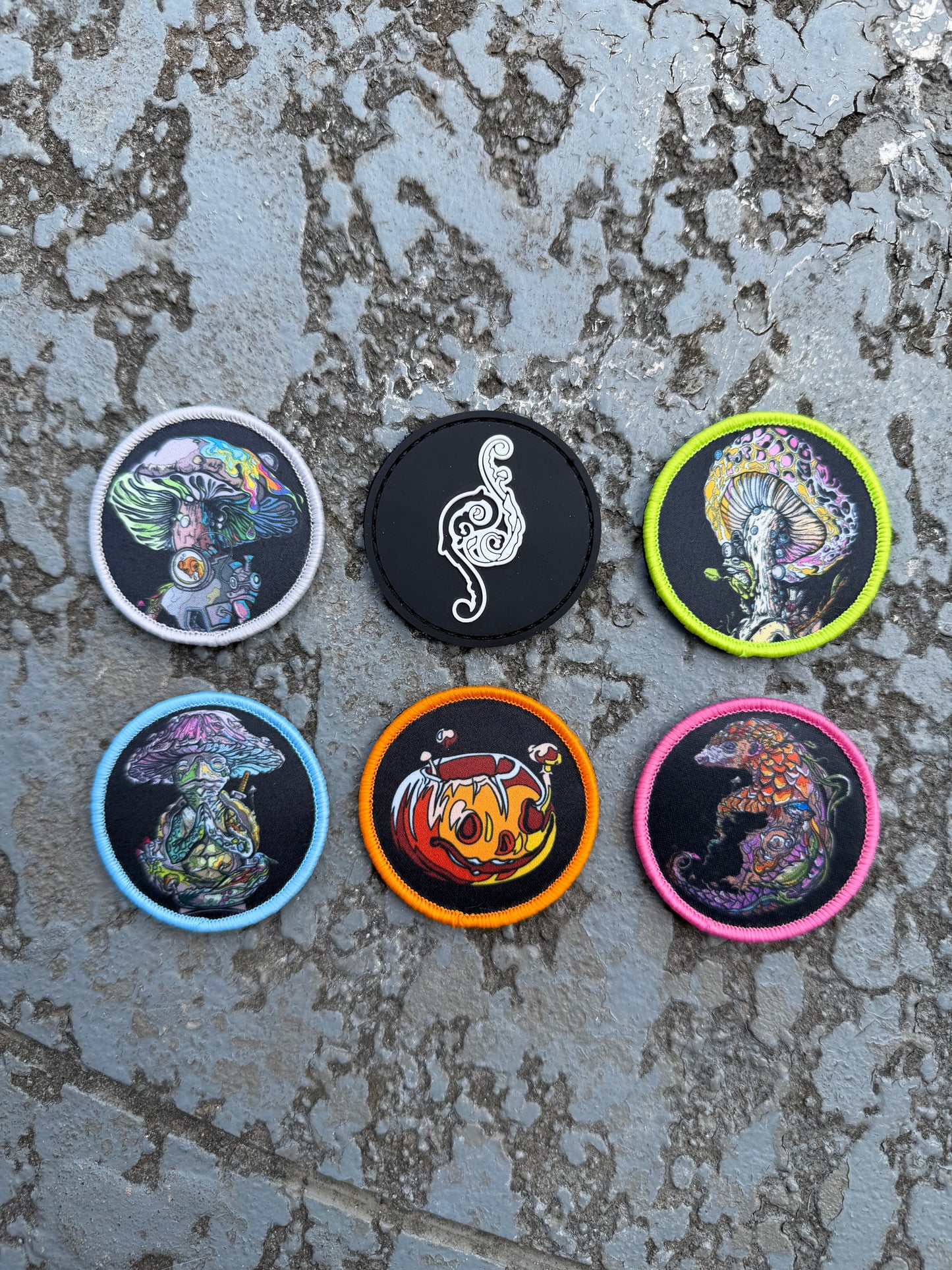 Kuhmali Round Velcro Patch Bundle