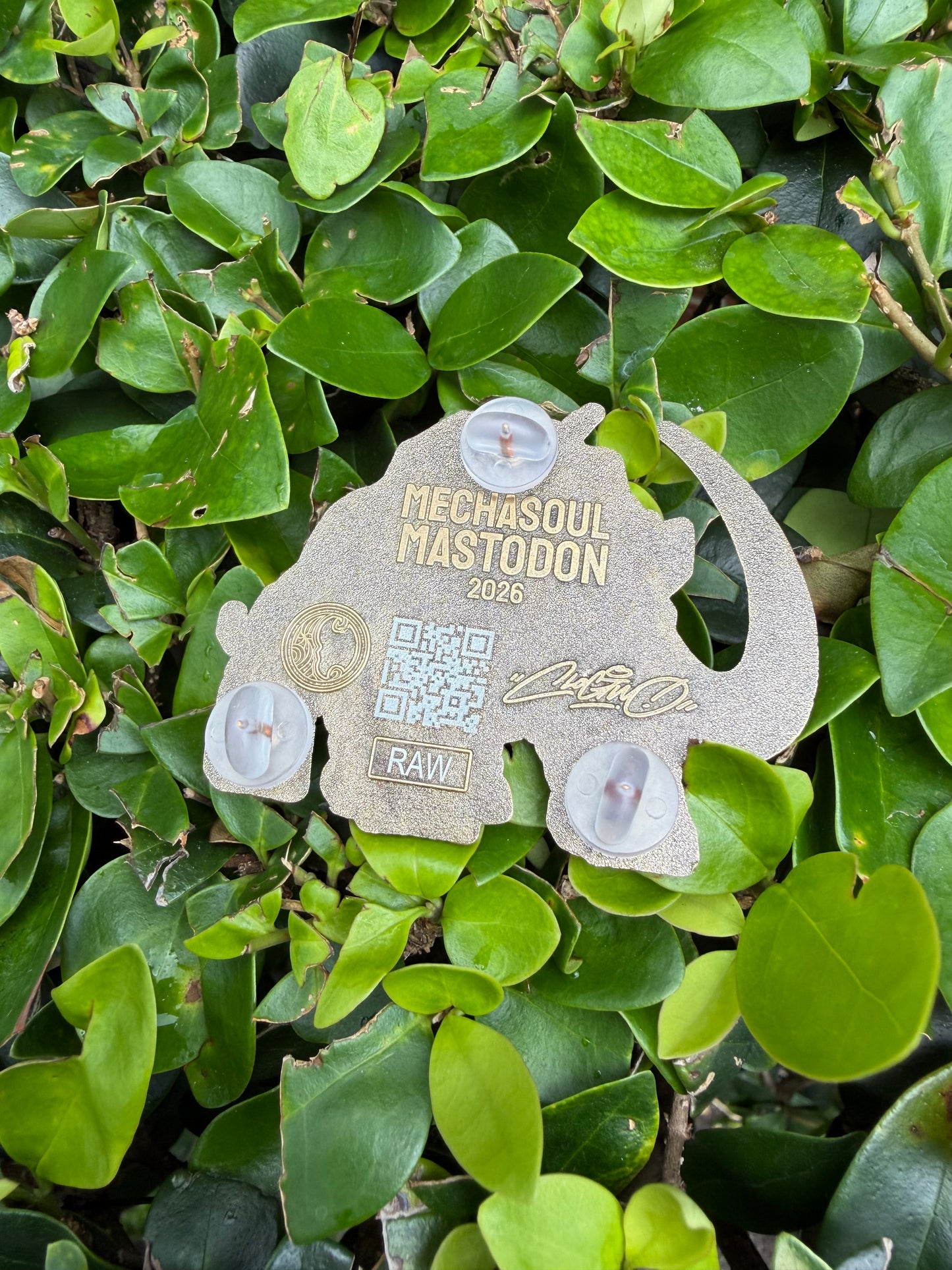 Mechasoul Mastodon Raw Pin