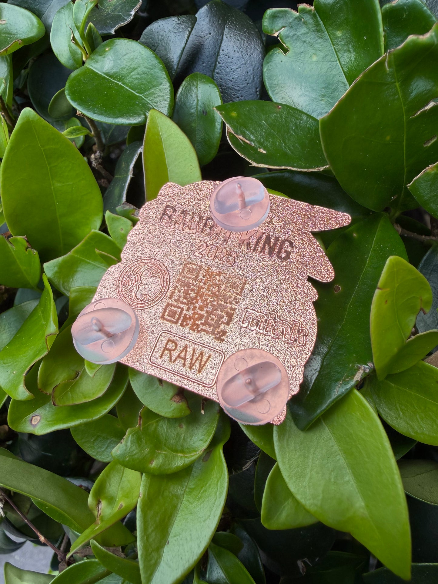 Rabbit King Raw Pin