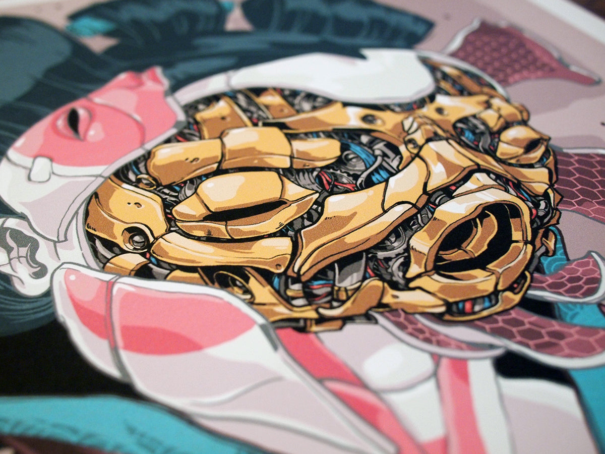 Mechasoul Geisha Print
