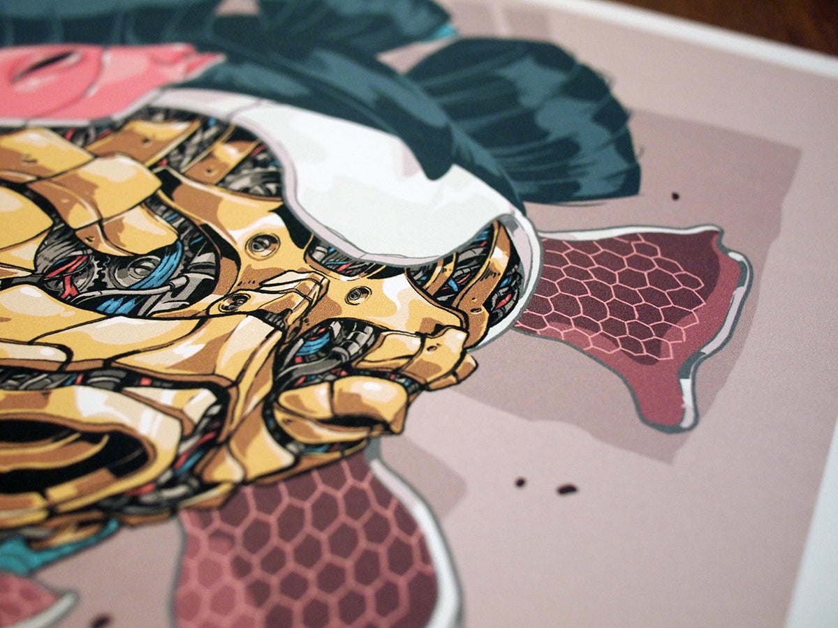 Mechasoul Geisha Print