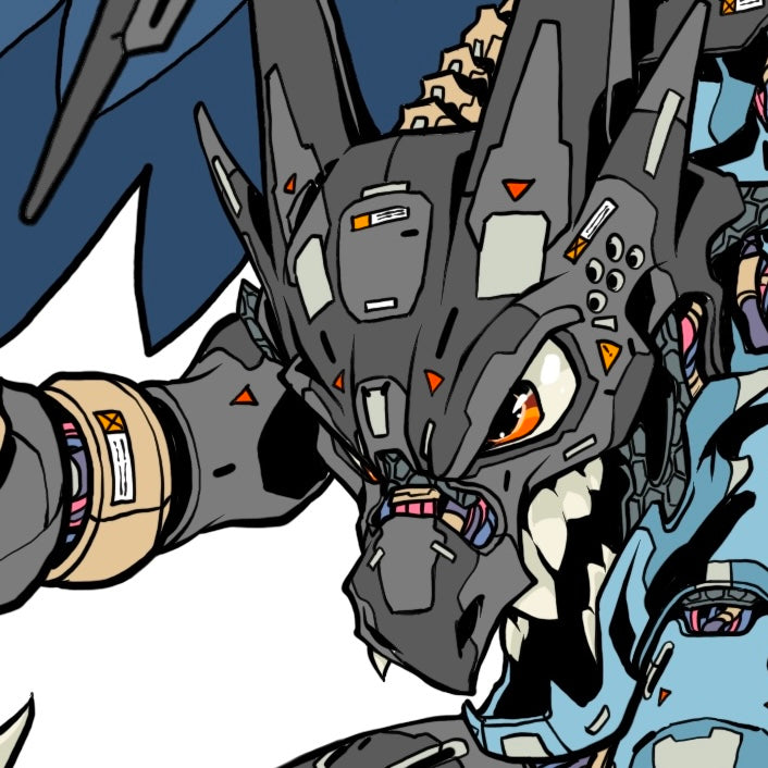 Mechasoul Mega Charizard Print