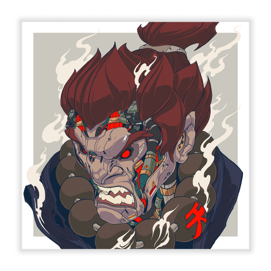 Mechasoul Akuma Print