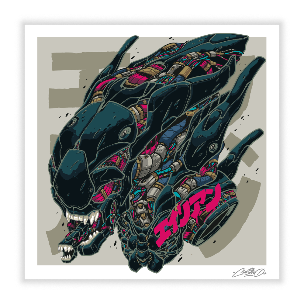 Mechasoul Alien Print