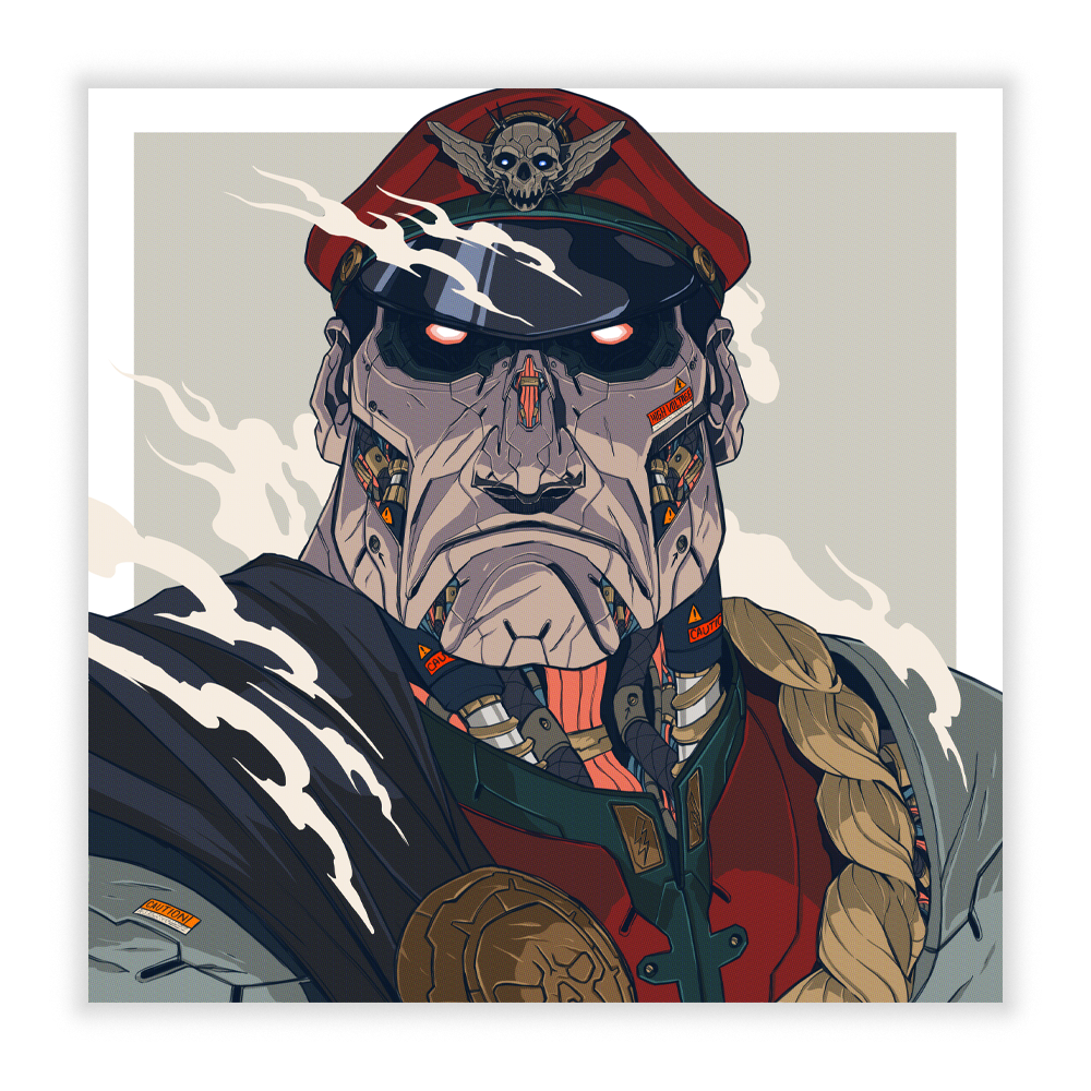 Mechasoul M Bison Print