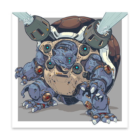 Mechasoul Blastoise Print