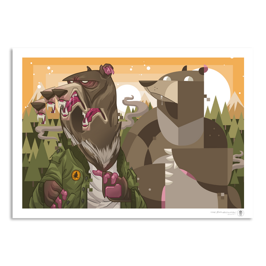 Cosmic Bears Print