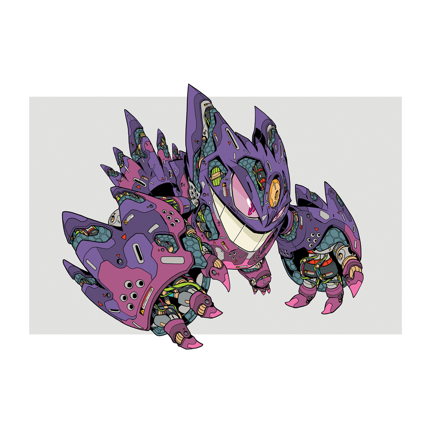 Mechasoul Mega Gengar Print