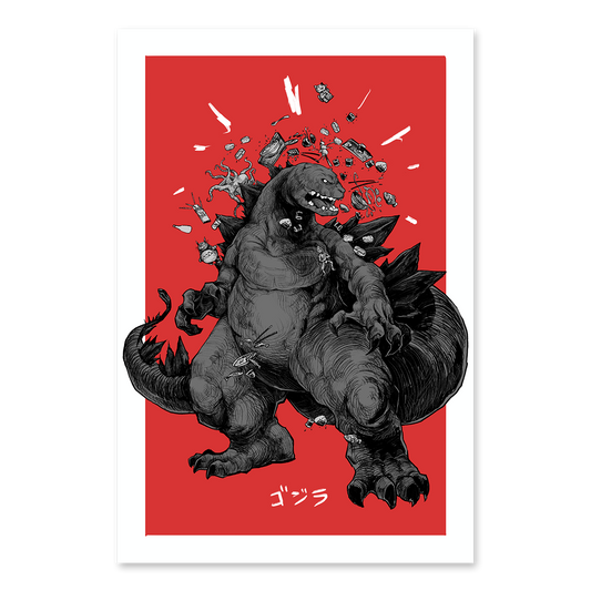 Godzilla Print