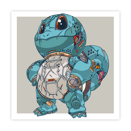 Mechasoul Squirtle Print
