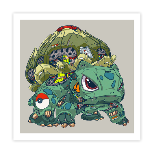 Mechasoul Bulbasaur Print