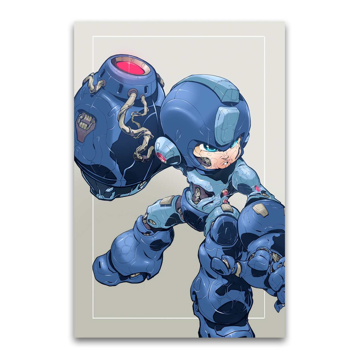 Mechasoul Megaman Print