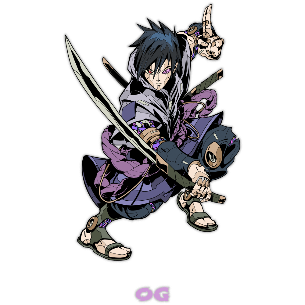 CLOGTWO x Mechasoul Sasuke Pin