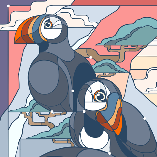 Puffin Print
