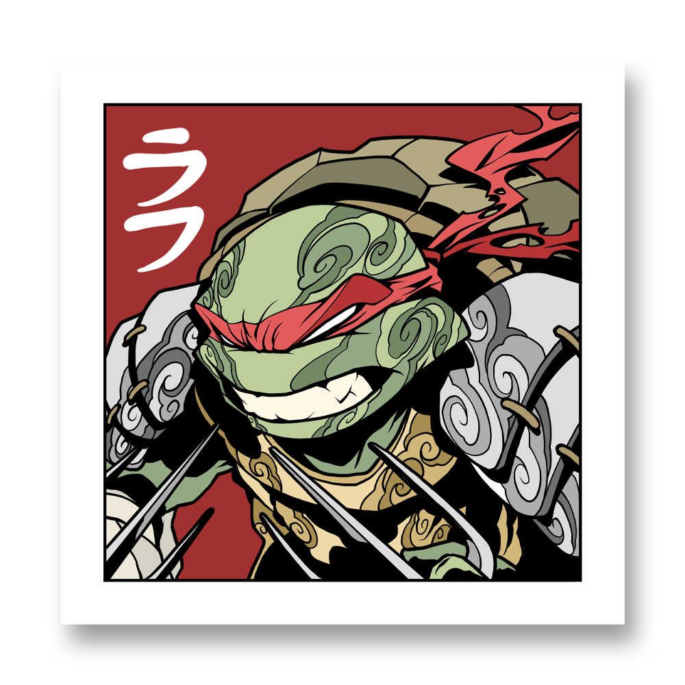 Samurai Raph Print