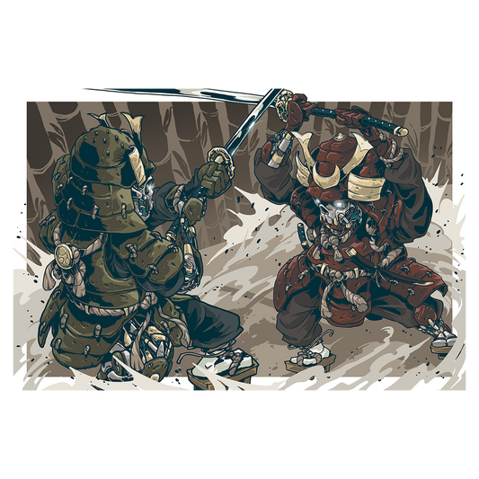 Mechasoul Samurai Print