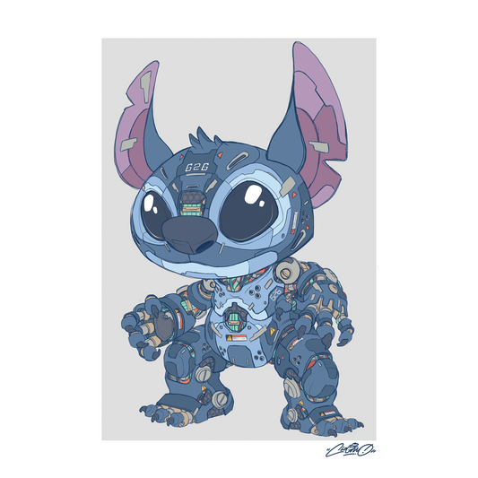 Mechasoul Stitch Print