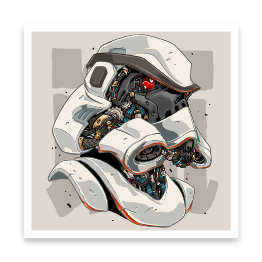 Mechasoul Trooper Print