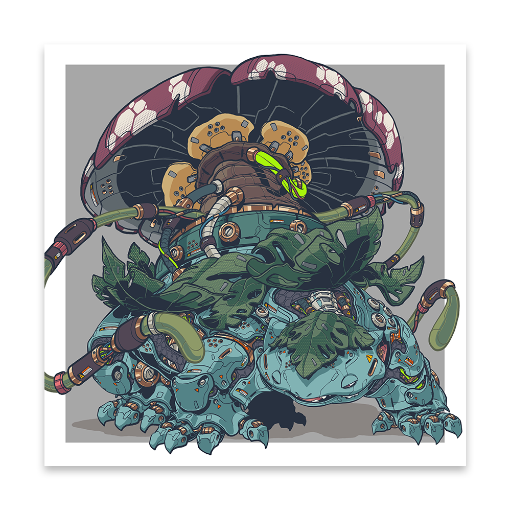 Mechasoul Venusaur Print