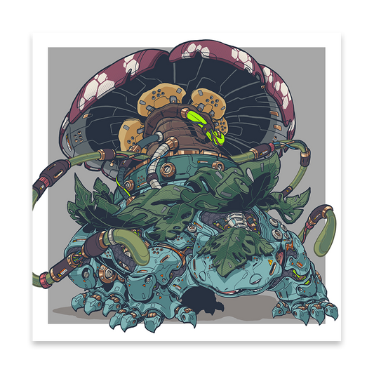 Mechasoul Venusaur Print