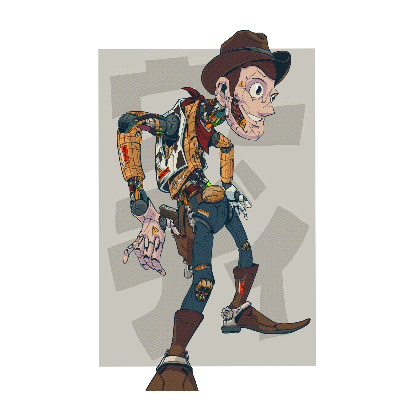 Mechasoul Woody Print